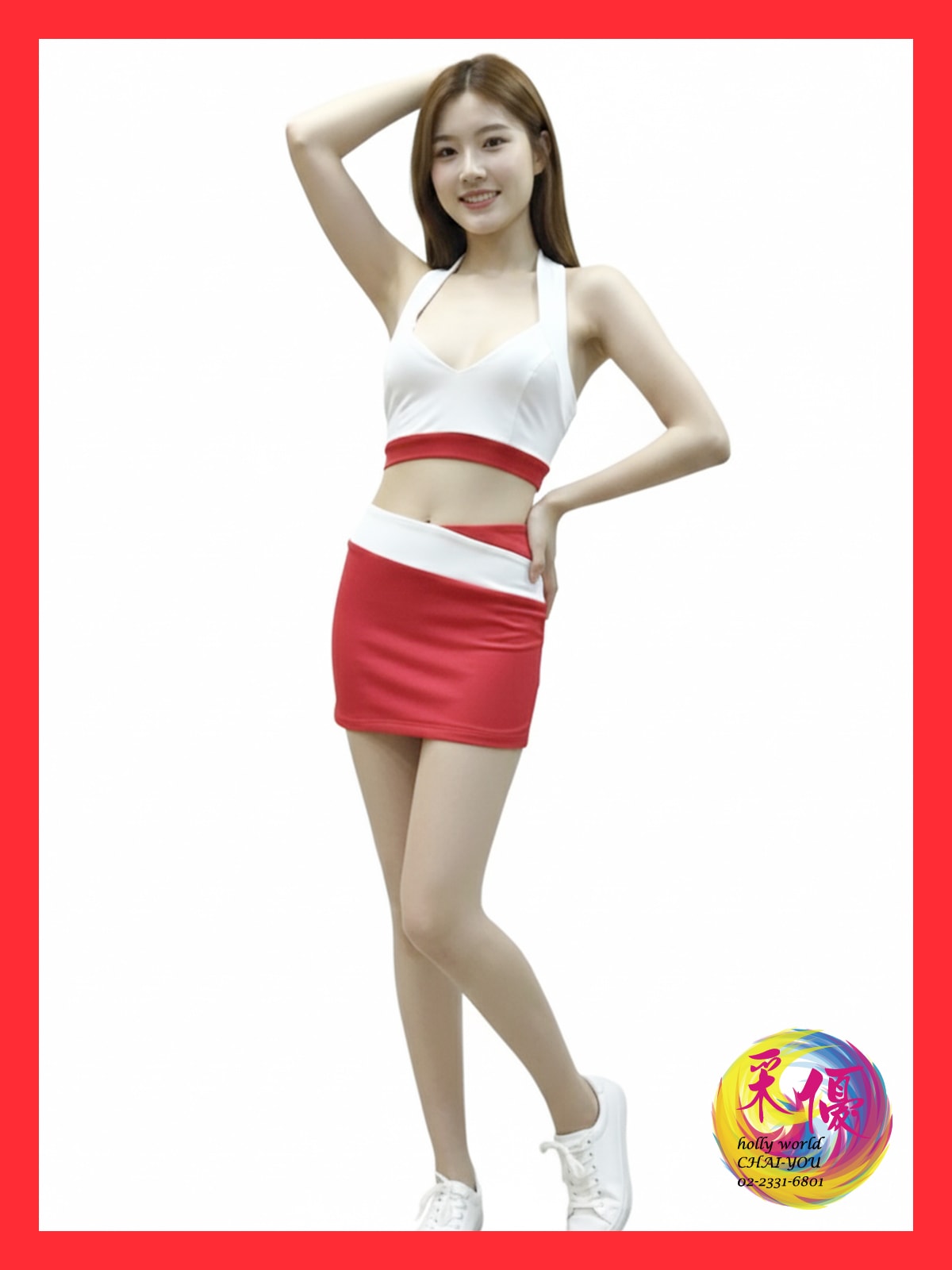 白紅Show Girl 服 - 主圖