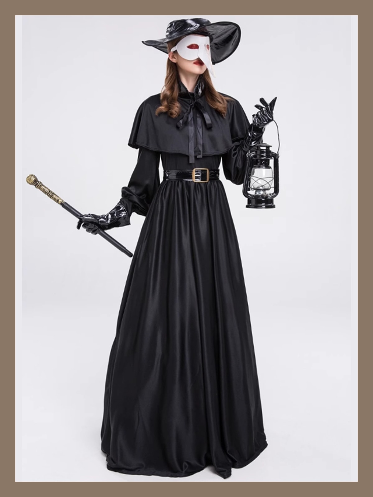 亡靈節彩色骷髏惡魔服裝 - 主圖